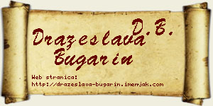Dražeslava Bugarin vizit kartica
